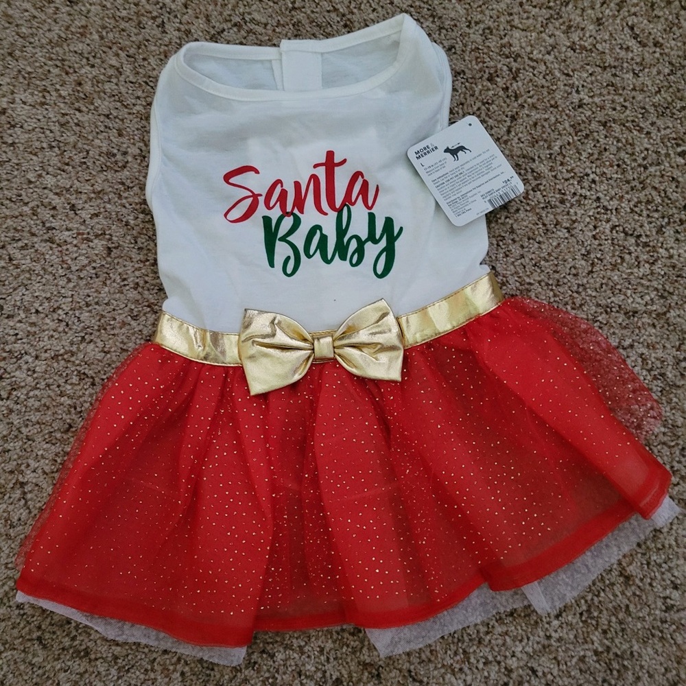 Santa Baby Dog Dress